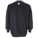Starter - Chicago Bulls Embroidered Crew Neck Sweatshirt 1990s Large Vintage Retro Basketball