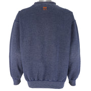 NCAA (Logo 7) - Fighting Illini Embroidered Crew Neck Sweatshirt 1990s X-Large Vintage Retro College