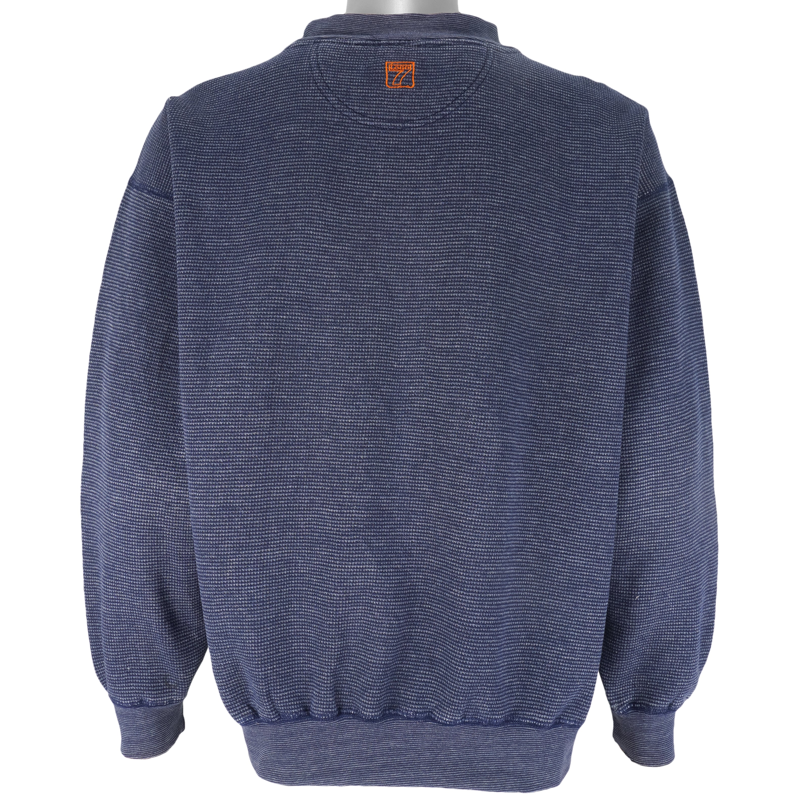 NCAA (Logo 7) - Fighting Illini Embroidered Crew Neck Sweatshirt 1990s X-Large Vintage Retro College