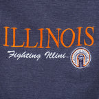 NCAA (Logo 7) - Fighting Illini Embroidered Crew Neck Sweatshirt 1990s X-Large Vintage Retro College