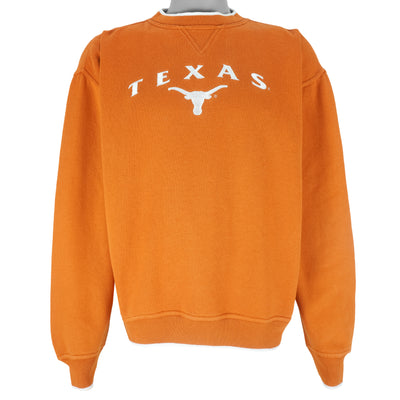 NCAA (Red Oak) - Texas Longhorns Embroidered Crew Neck Sweatshirt 1990s Large