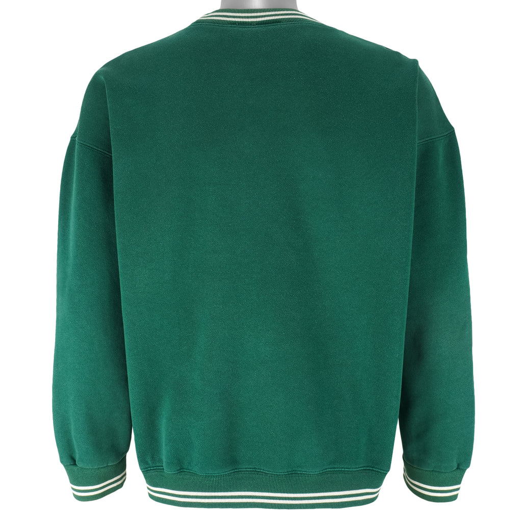 Disney - Green Winnie The Pooh Crew Neck Sweatshirt 1990s Large Vintage Retro
