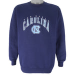 NCAA (Pro Player) - North Carolina Tar Heels Embroidered Crew Neck Sweatshirt 1990s X-Large Vintage Retro College