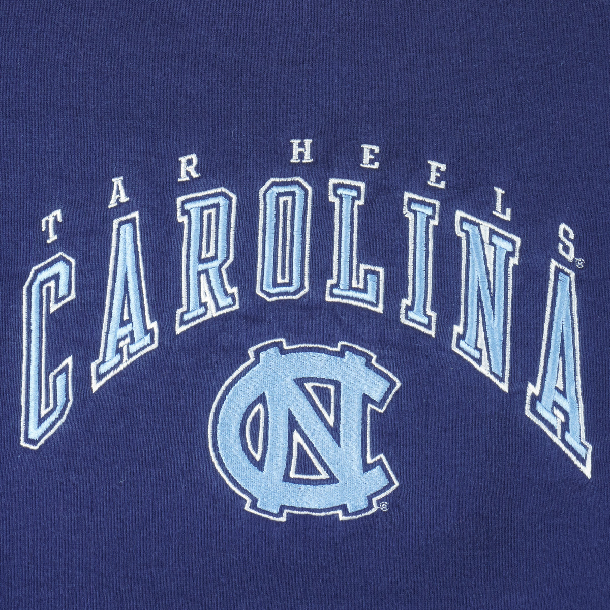 NCAA (Pro Player) - North Carolina Tar Heels Embroidered Crew Neck Sweatshirt 1990s X-Large Vintage Retro College