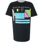 Vintage - Periodic Table of The Elements T-Shirt 1990s X-Large Vintage Retro