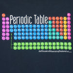 Vintage - Periodic Table of The Elements T-Shirt 1990s X-Large Vintage Retro