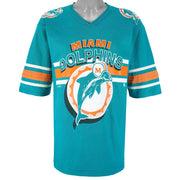 NFL (Tear Rated) - Miami Dolphins Single Stitch T-Shirt 1995 X-Large Vintage Retro Football