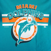 NFL (Tear Rated) - Miami Dolphins Single Stitch T-Shirt 1995 X-Large Vintage Retro Football