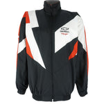 NASCAR (Choko) - Chevrolet Corvette Embroidered Zip-Up Jacket 1990s Small Vintage Retro