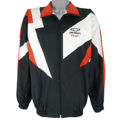 NASCAR (Choko) - Chevrolet Racing Embroidered Zip-Up Jacket 1990s Large