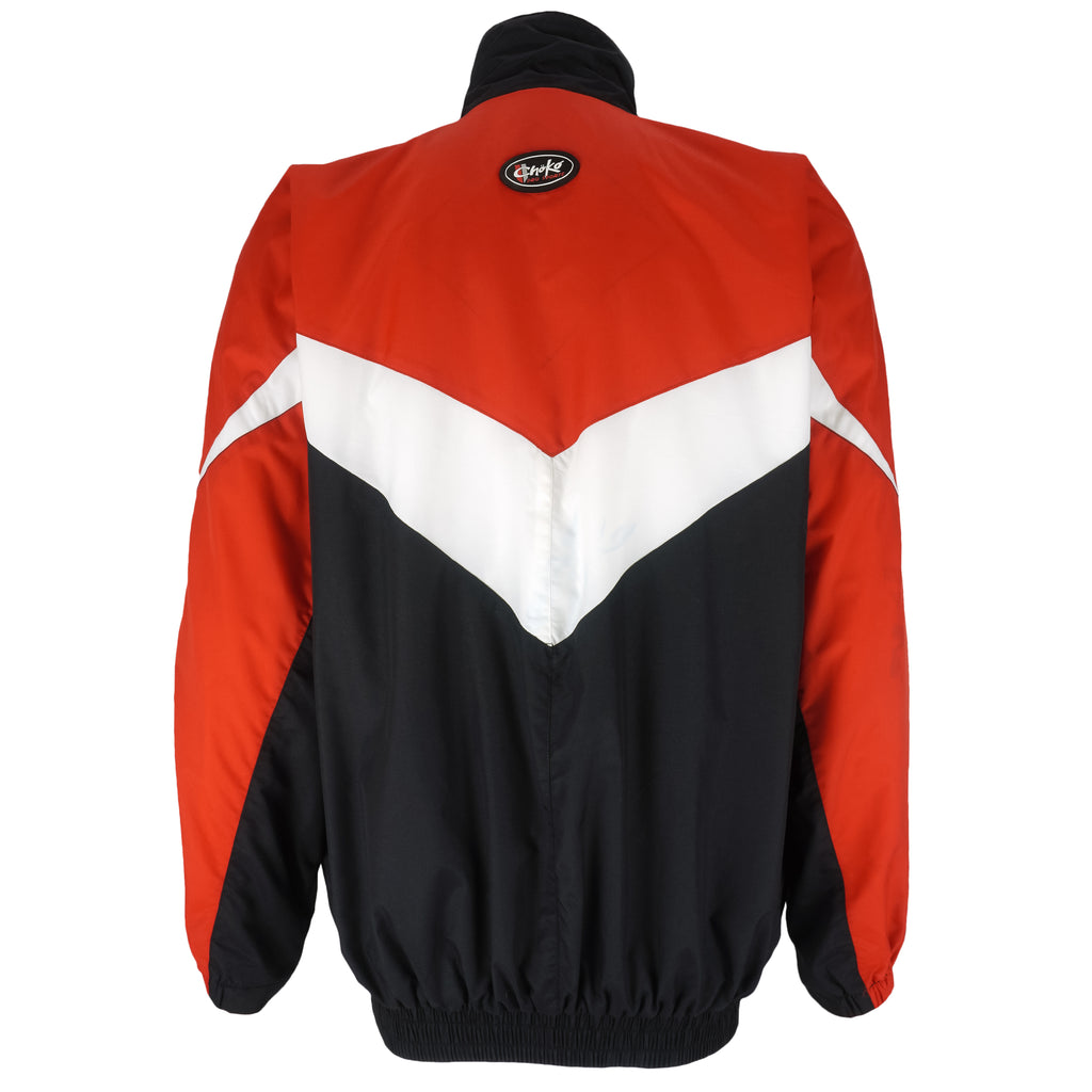 NASCAR (Choko) - Chevrolet Corvette Embroidered Zip-Up Jacket 1990s Small Vintage Retro