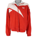 Reebok - Red Zip-Up Kamikaze Windbreaker 1990s Medium Vintage Retro