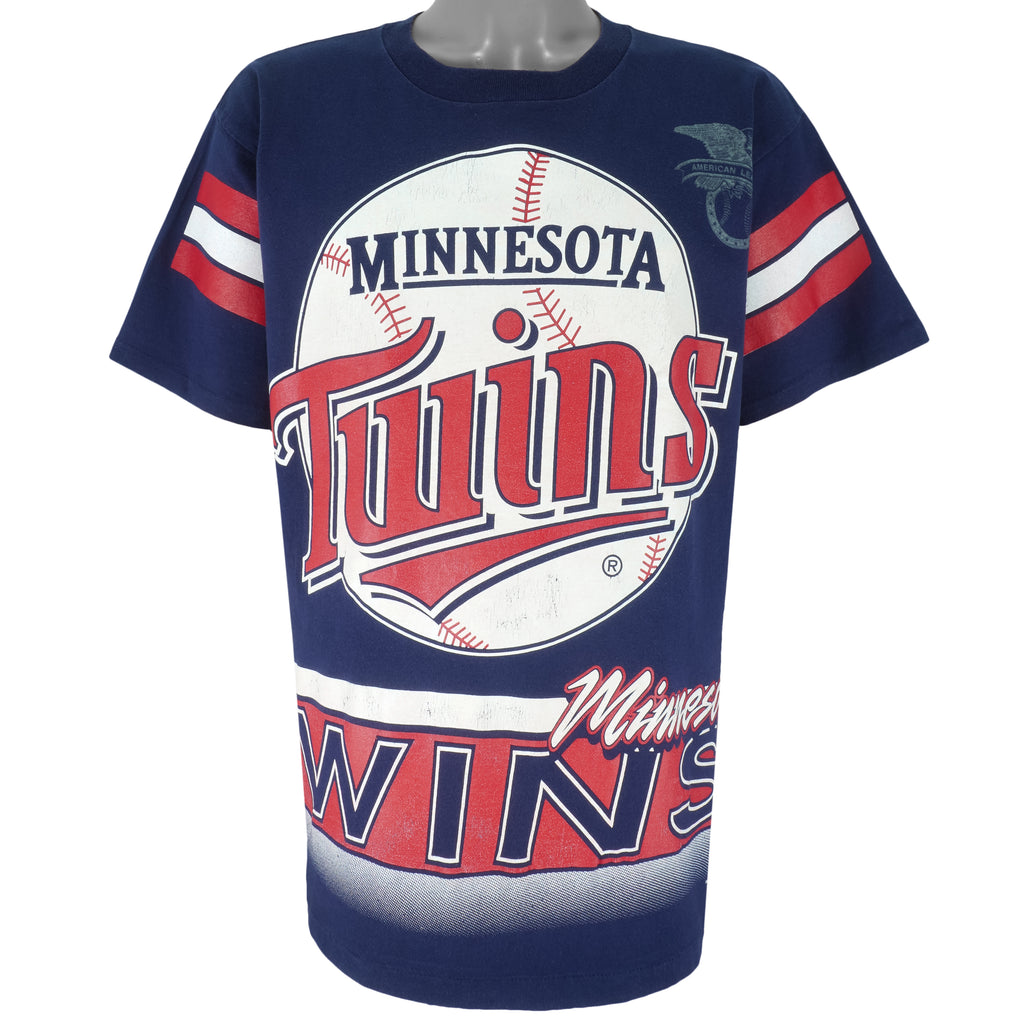 MLB (Salem) - Minnesota Twins Single Stitch T-Shirt 1994 Large Vintage Retro Baseball