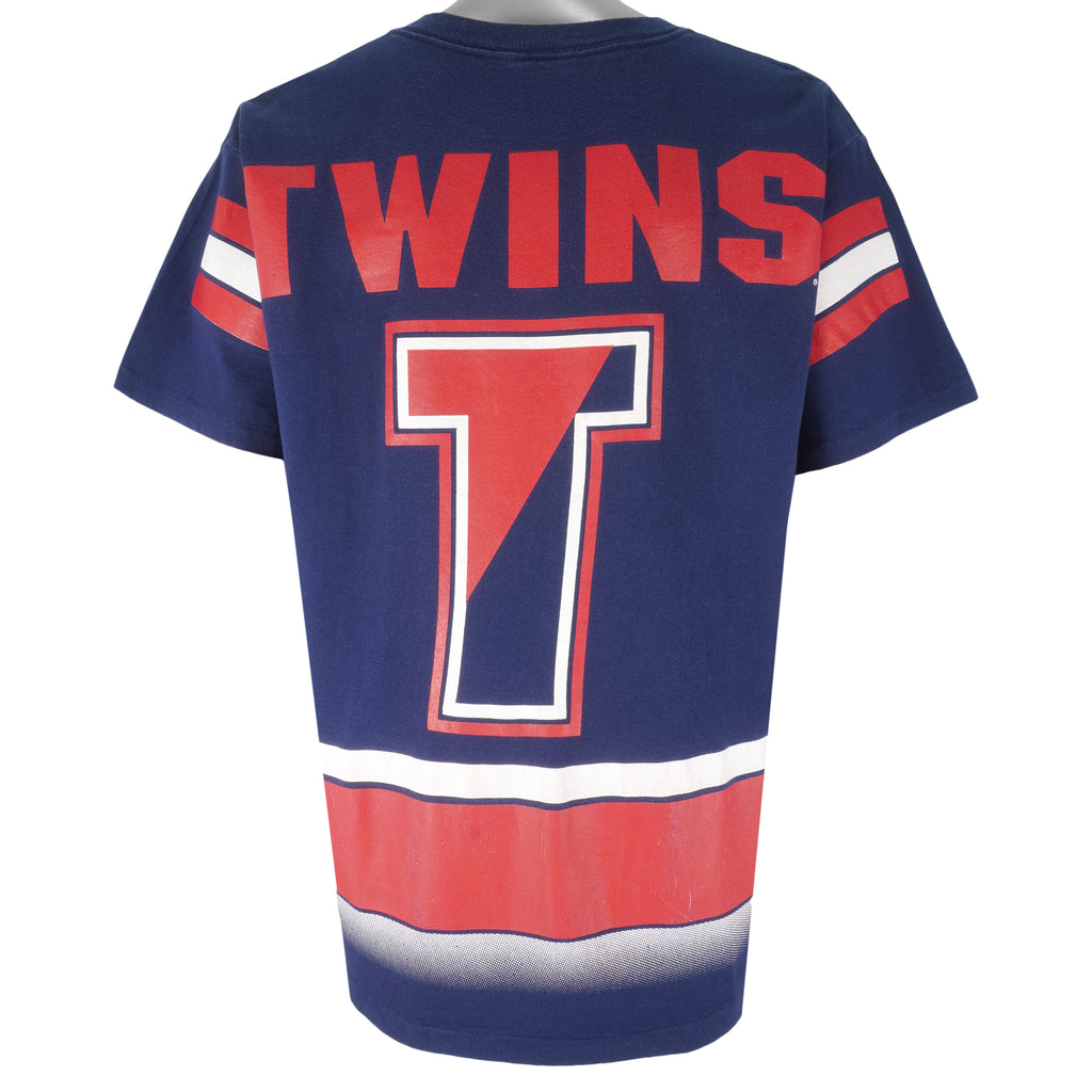 MLB (Salem) - Minnesota Twins Single Stitch T-Shirt 1994 Large Vintage Retro Baseball