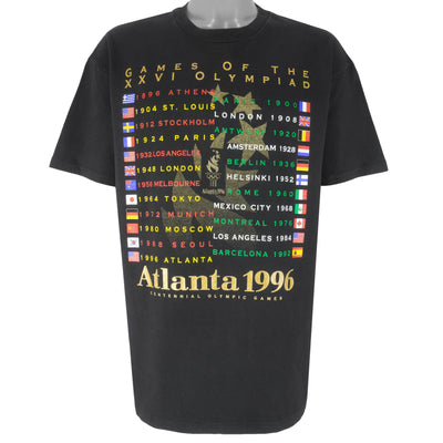 Vintage (Hanes) - Atlanta Olympic Flags Single Stitch T-Shirt 1996 X-Large