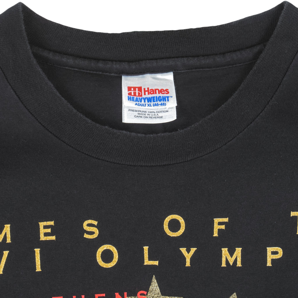 Vintage (Hanes) - Atlanta Olympic Flags Single Stitch T-Shirt 1996 X-Large Vintage Retro