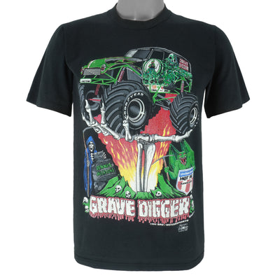 Vintage (Jerzees) - Dennis Anderson's Grave Digger Monster Truck T-Shirt 1994 Medium