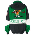 Looney Tunes - Philadelphia Eagles X Taz Hooded Jacket 1990s Large Vintage Retro Football