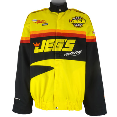Vintage (Simpson) - Jeg's Drag Racing Embroidered Zip-Up Jacket 2000s X-Large