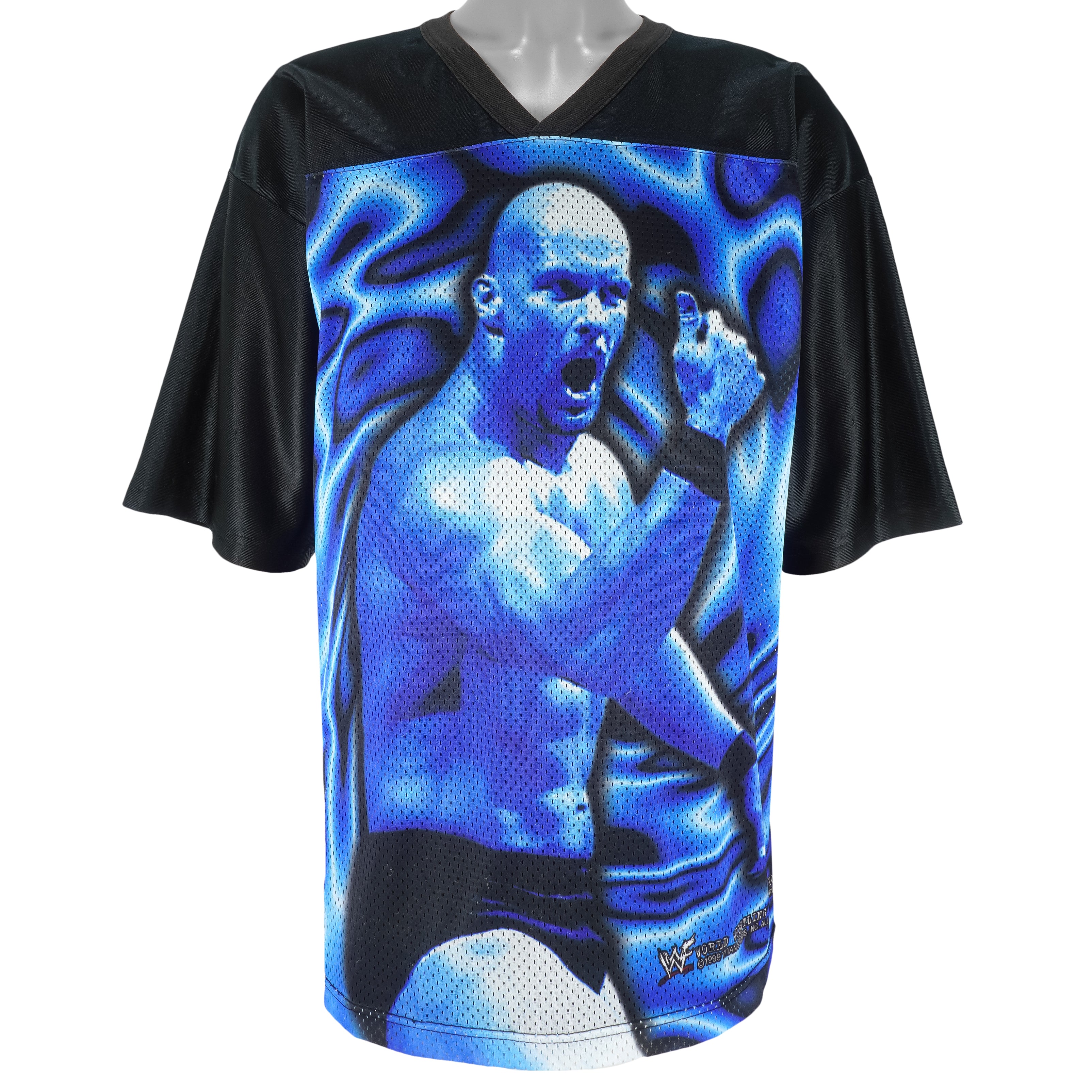 Vintage - WWF Stone Cold Jersey 1990s X-Large Vintage Retro