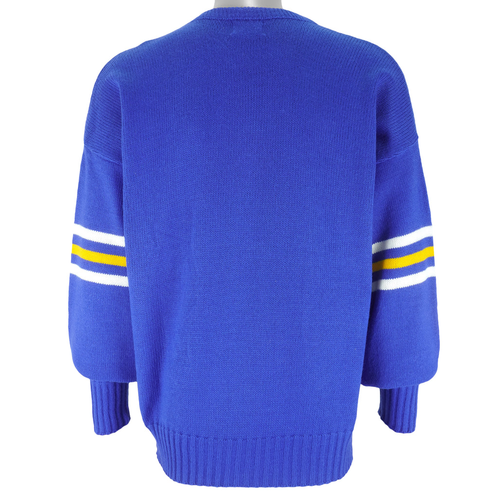 Vintage NFL (Cliff Engle) - St. Louis Rams Crew Neck Knit Sweater 1980s ...
