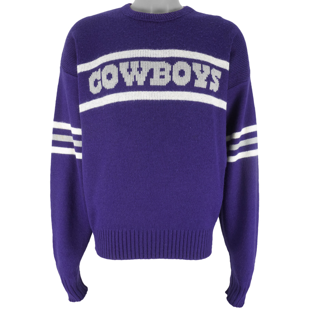 NFL (Cliff Engle) - Dallas Cowboys Crew Neck Sweater 1990s Large Vintage Retro Football 