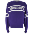 NFL (Cliff Engle) - Dallas Cowboys Crew Neck Sweater 1990s Large Vintage Retro Football 