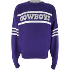 NFL (Cliff Engle) - Dallas Cowboys Crew Neck Sweater 1990s Large Vintage Retro Football 
