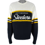 NFL (Cliff Engle) - Pittsburgh Steelers Crew Neck Sweater 1990s Medium Vintage Retro Football