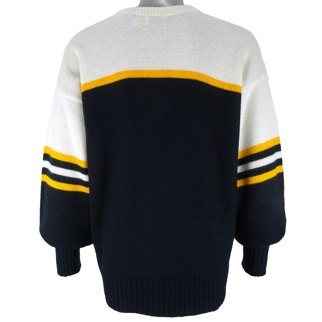 NFL (Cliff Engle) - Pittsburgh Steelers Crew Neck Sweater 1990s Medium