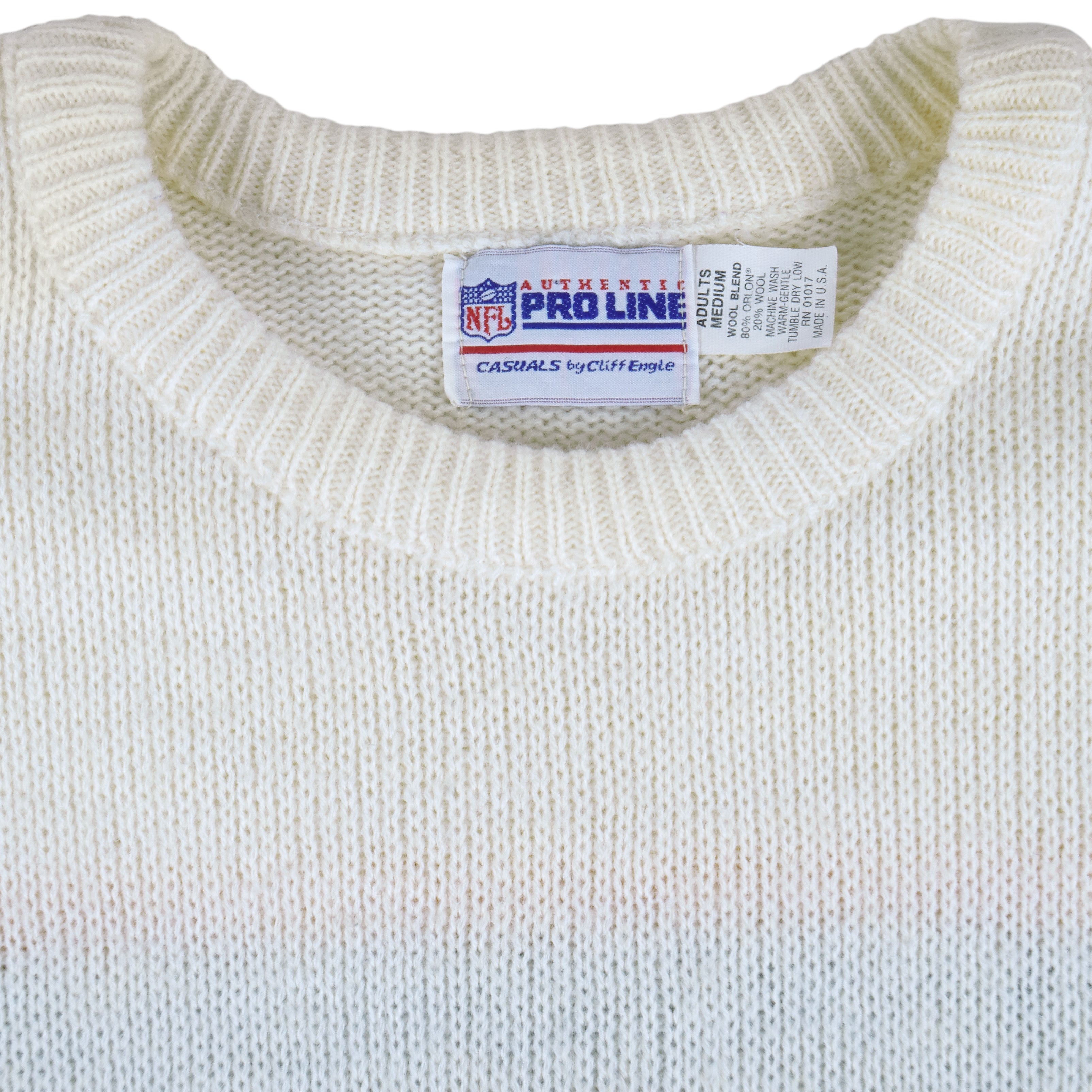 NFL (Cliff Engle) - Pittsburgh Steelers Crew Neck Sweater 1990s Medium