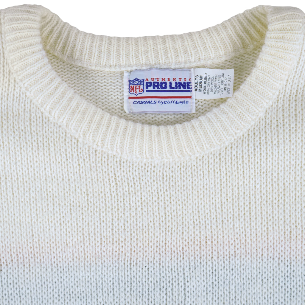 NFL (Cliff Engle) - Pittsburgh Steelers Crew Neck Sweater 1990s Medium