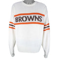 NFL (Cliff Eagle) - Cleveland Browns Crew Neck Sweater 1990s Small Vintage Retro