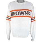 NFL (Cliff Eagle) - Cleveland Browns Crew Neck Sweater 1990s Small Vintage Retro
