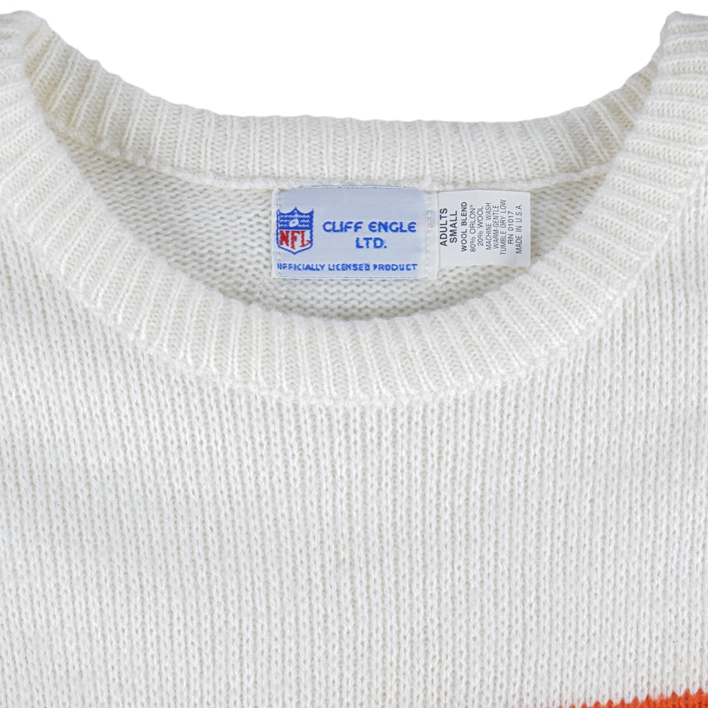 NFL (Cliff Eagle) - Cleveland Browns Crew Neck Sweater 1990s Small Vintage Retro