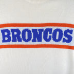NFL (Cliff Eagle) - Denver Broncos Crew Neck Sweater 1990s Large Vintage Retro Football