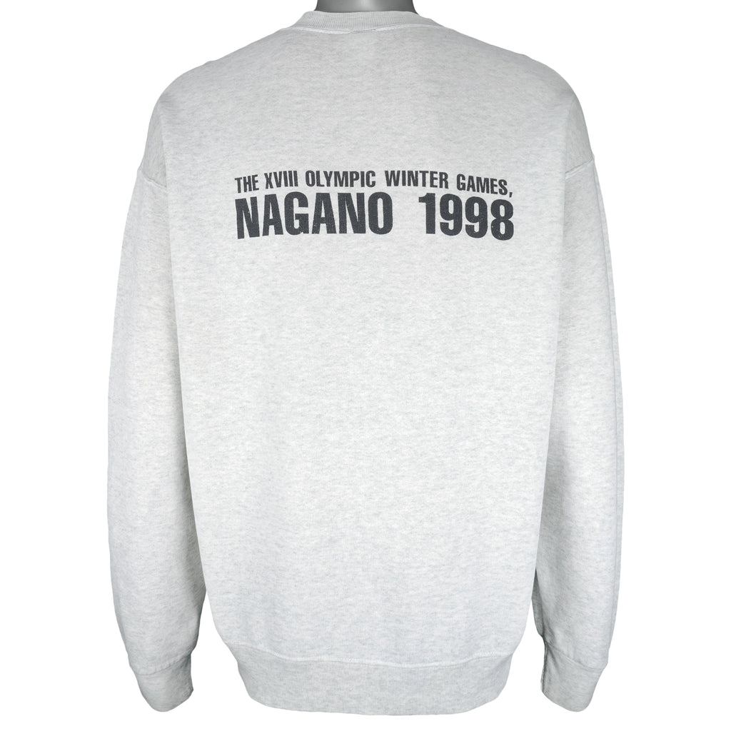 Vintage - Nagano Japan Oylmpic Crew Neck Sweatshirt 1998 X-Large Vintage Retro
