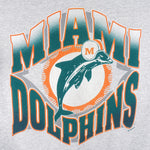 NFL (Hanes) - Miami Dolphins Crew Neck Sweatshirt 1995 XX-Large Vintage retro