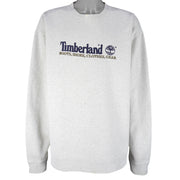 Timberland - Grey Wind Water Earth and Sky Crew Neck Sweatshirt 1990s X-Large Vintage Retro