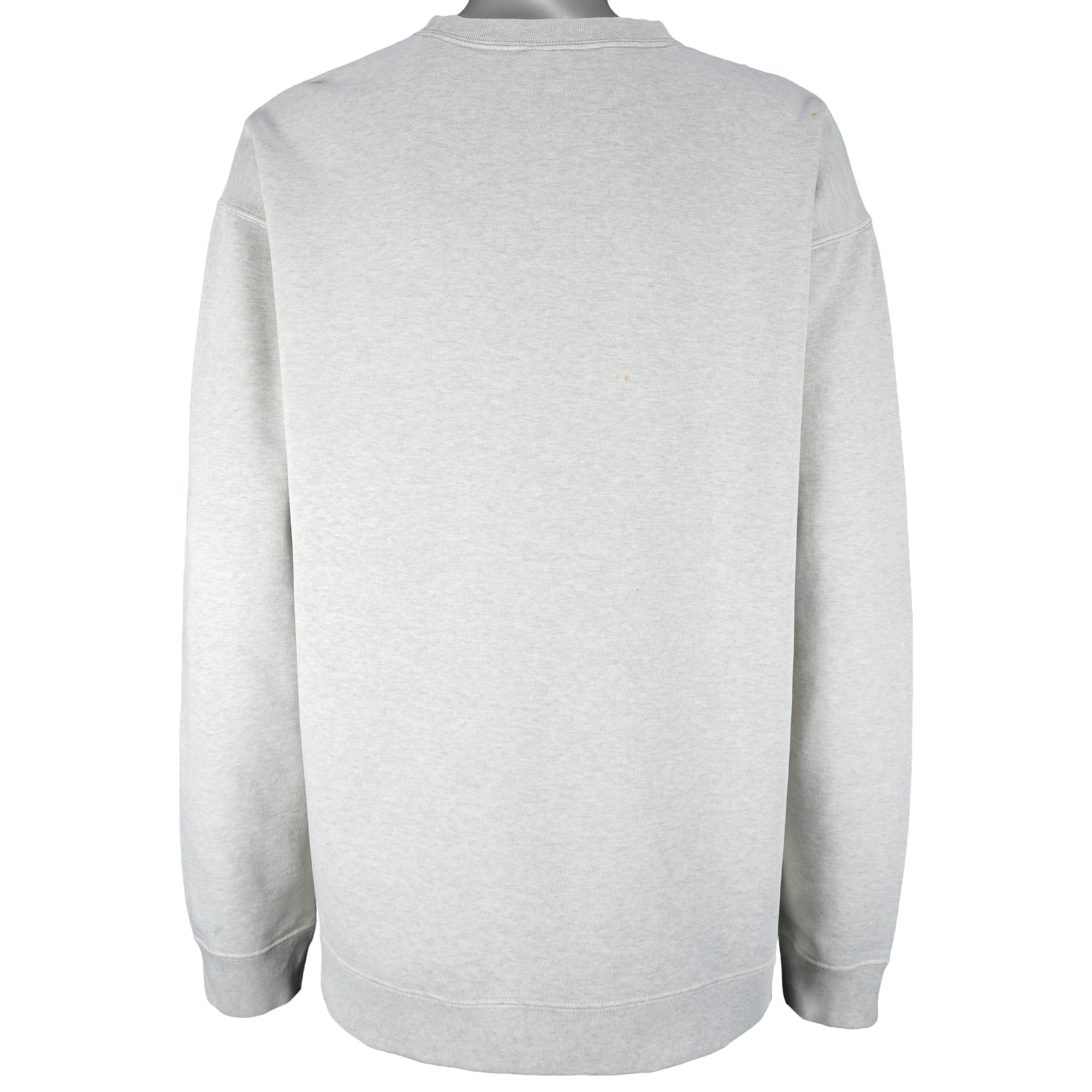 Timberland - Grey Wind Water Earth and Sky Crew Neck Sweatshirt 1990s X-Large Vintage Retro