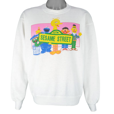 Vintage (Hanes) - Sesame Street Show Crew Neck Sweatshirt 1990s X-Large