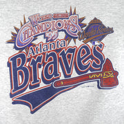 MLB - Atlanta Braves World Champions Sweatshirt 1995 Medium Vintage Retro Baseball