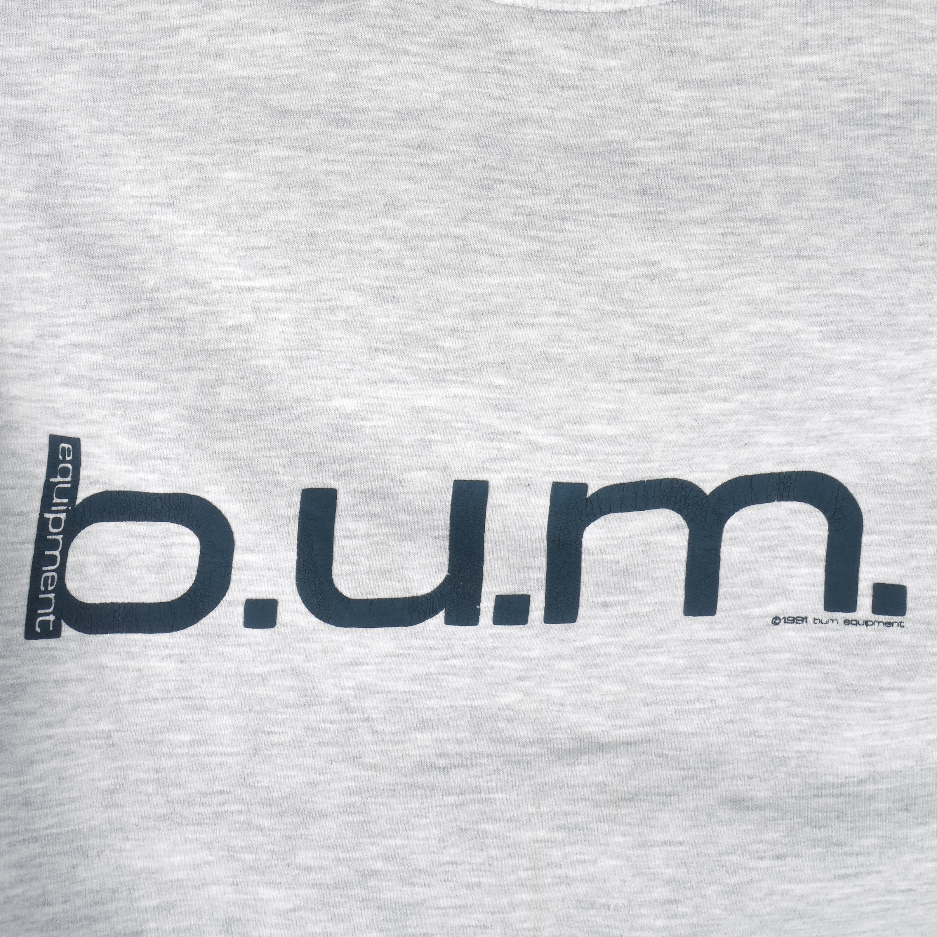 Vintage - BUM Equipment Spell-Out Crew Neck Sweatshirt 1990s Medium Vintage Retro