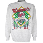 MLB (Salem) - Minnesota Twins Champions Sweatshirt 1991 Large