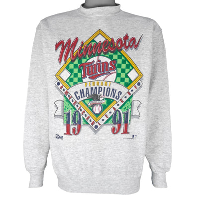 MLB (Salem) - Minnesota Twins Champions Sweatshirt 1991 Large