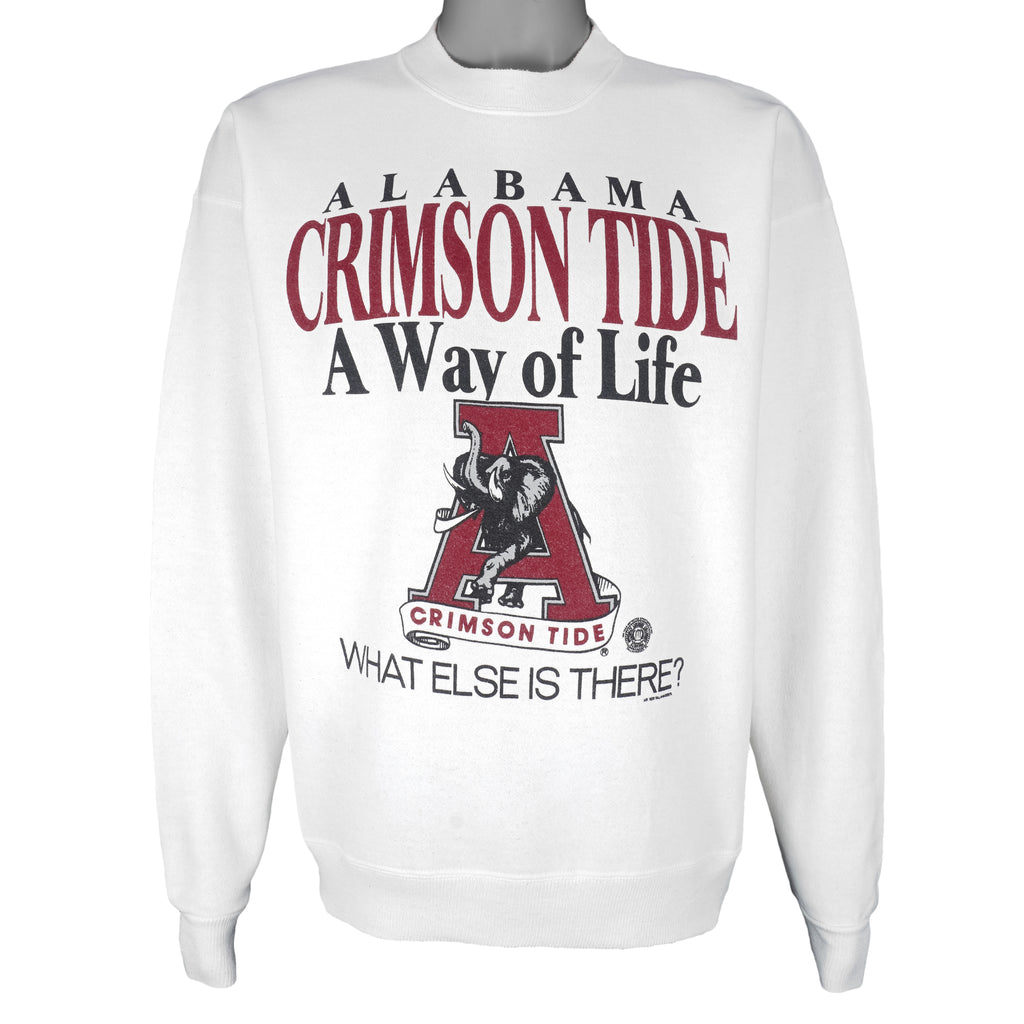 NCAA - Alabama Crimson Tide A Way Of Life Sweatshirt 1990s X-Large Vintage Retro Football College