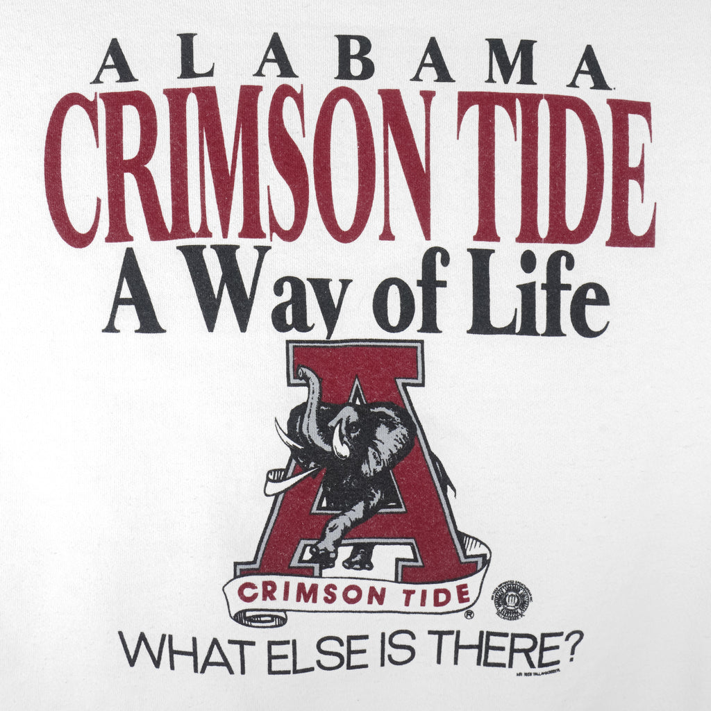 NCAA - Alabama Crimson Tide A Way Of Life Sweatshirt 1990s X-Large Vintage Retro Football College