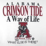 NCAA - Alabama Crimson Tide A Way Of Life Sweatshirt 1990s X-Large Vintage Retro Football College
