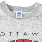 NHL (Bulletin Athletic) - Ottawa Senators Crew Neck Sweatshirt 1990s X-Large Vintage Retro Hockey