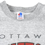 NHL (Bulletin Athletic) - Ottawa Senators Crew Neck Sweatshirt 1990s X-Large Vintage Retro Hockey